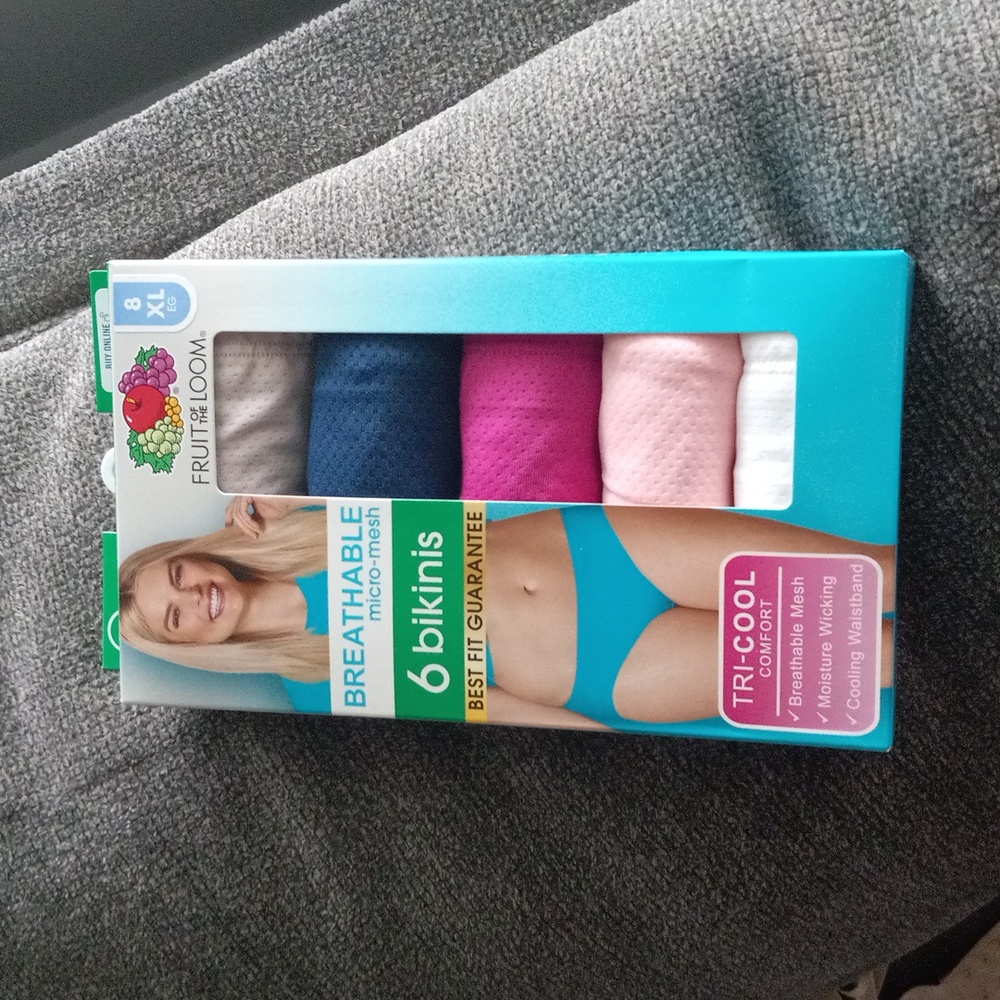 FOTL Breathable Micro-Mesh 6 Binkinis NWOT